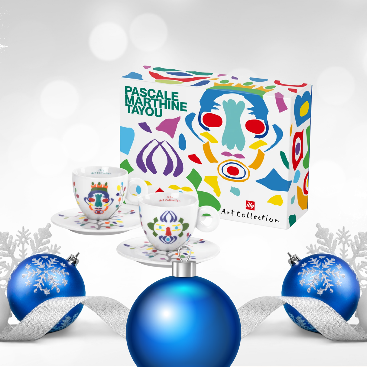 illy Art Collection Kit Pascale Marthine Tayou 2 Cappuccino Cups