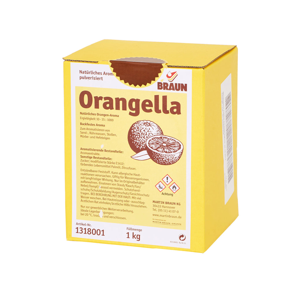 Braun Powdered Aroma Orangella Granulated Orange Flavour