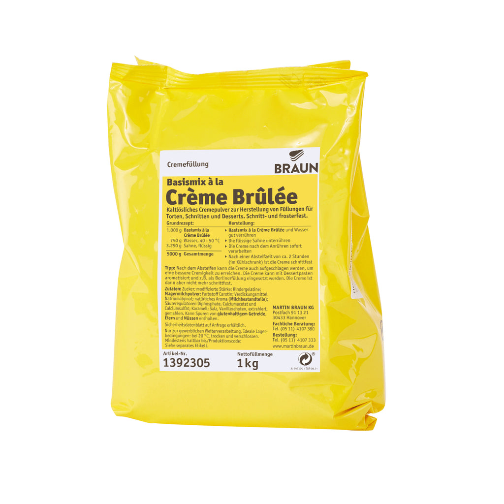 Braun Powdered Dessert Creme Brulee