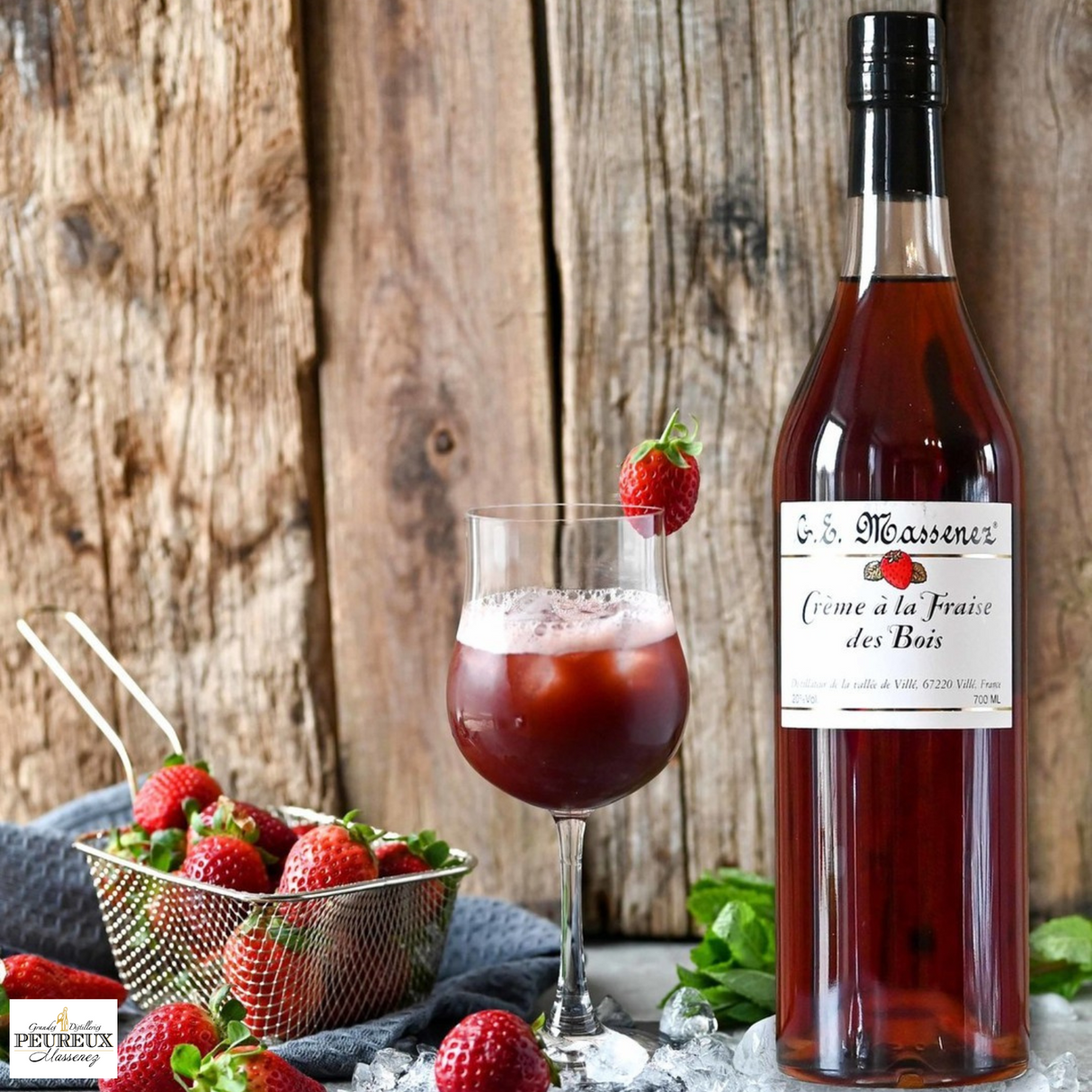 Creme a la Fraise des Bois (Wild Strawberry) 20% Alcohol 