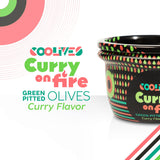 Pitted Green Olive Curry Flavoured 56gm
