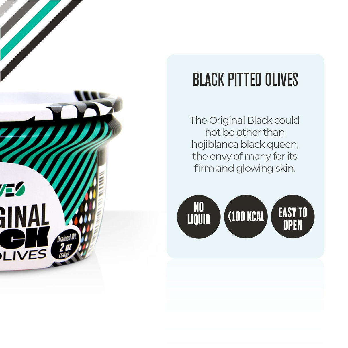 Pitted Black Olive 56gm