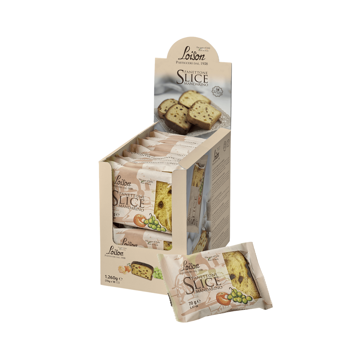 Panettone by the Slice Mandarino - Dispenser