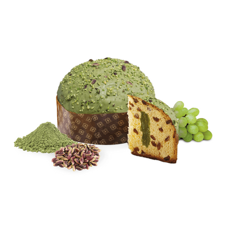 Frutta e Fiori Panettone Pistachio Matcha Gold