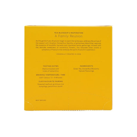 Gryphon Tea Sachet Osmanthus Sencha 10's