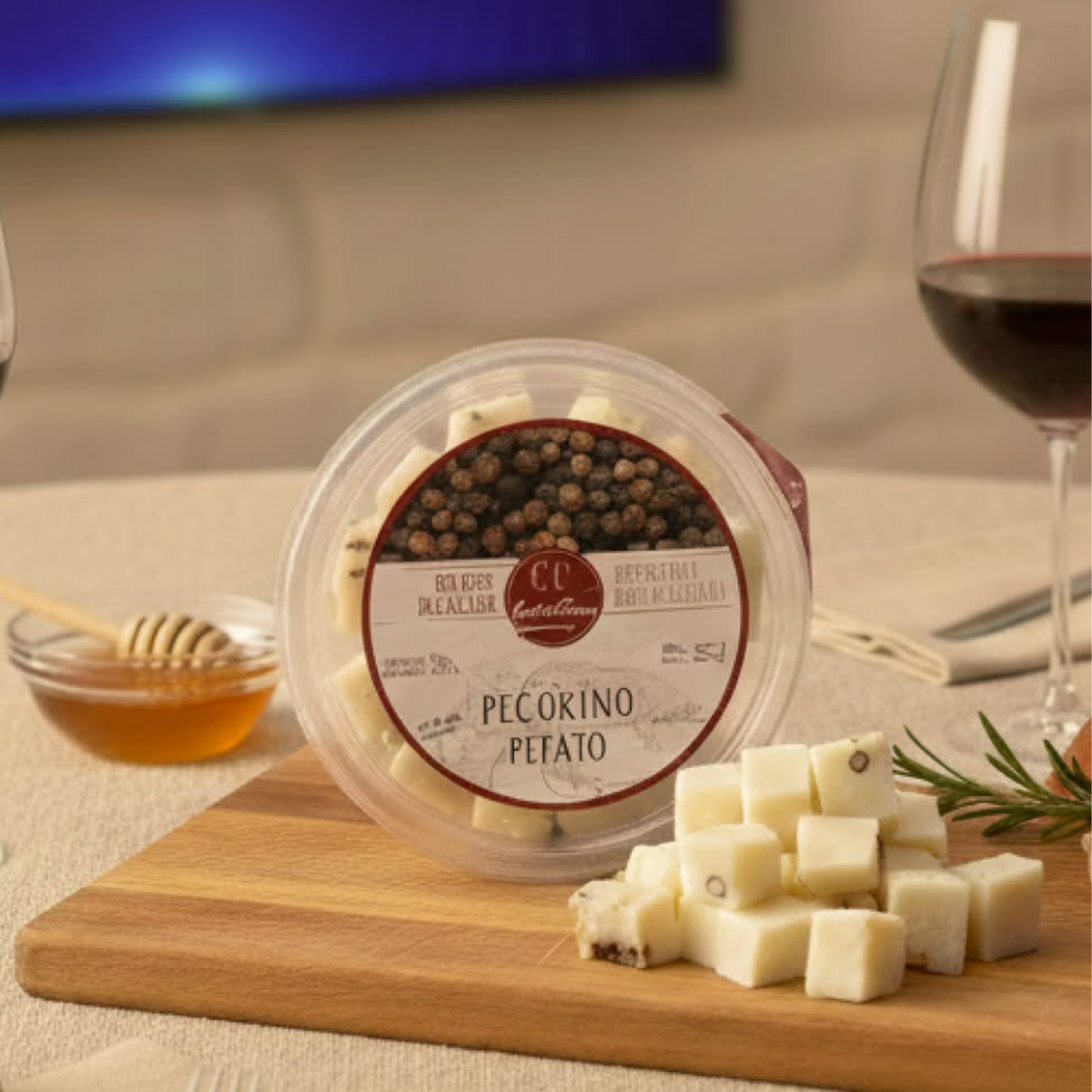 Pecorino Peppery Cube 100gm
