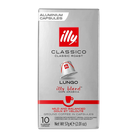 Compatible Capsules Classico Lungo Coffee - Medium Roast 10's