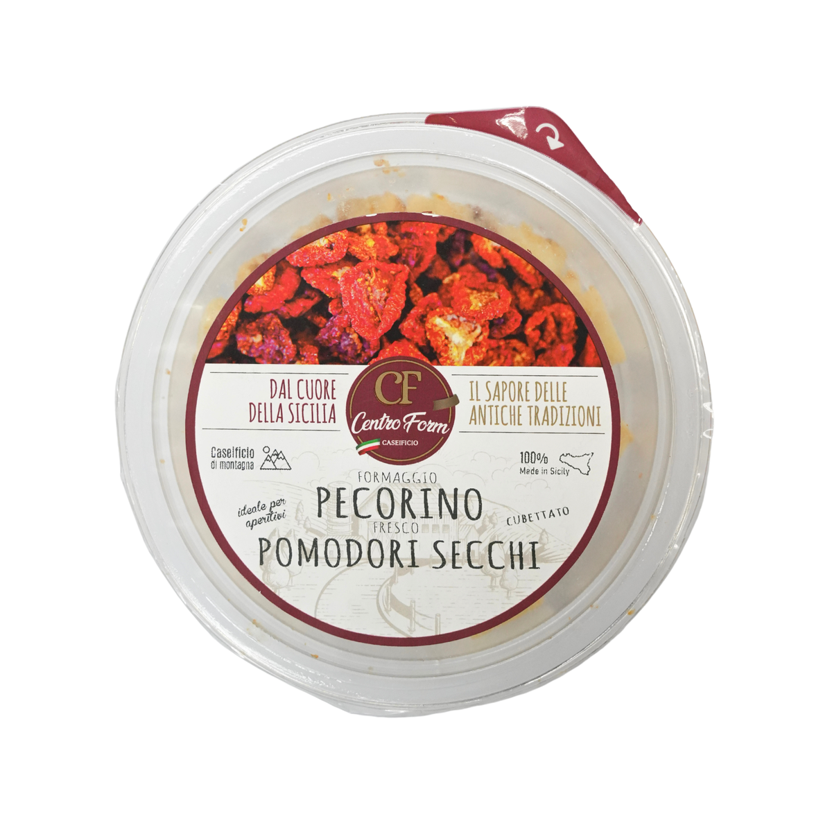 Pecorino Sun-Dried Tomato Cube 100gm
