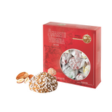 Traditional Mini Amaretti Crunchy Lighty Sugared in Large Windowed Box