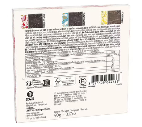 Christmas Gift Box 18 Squares Dark & Milk 90gm