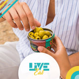 Pitted Green Olive Curry Flavoured 56gm