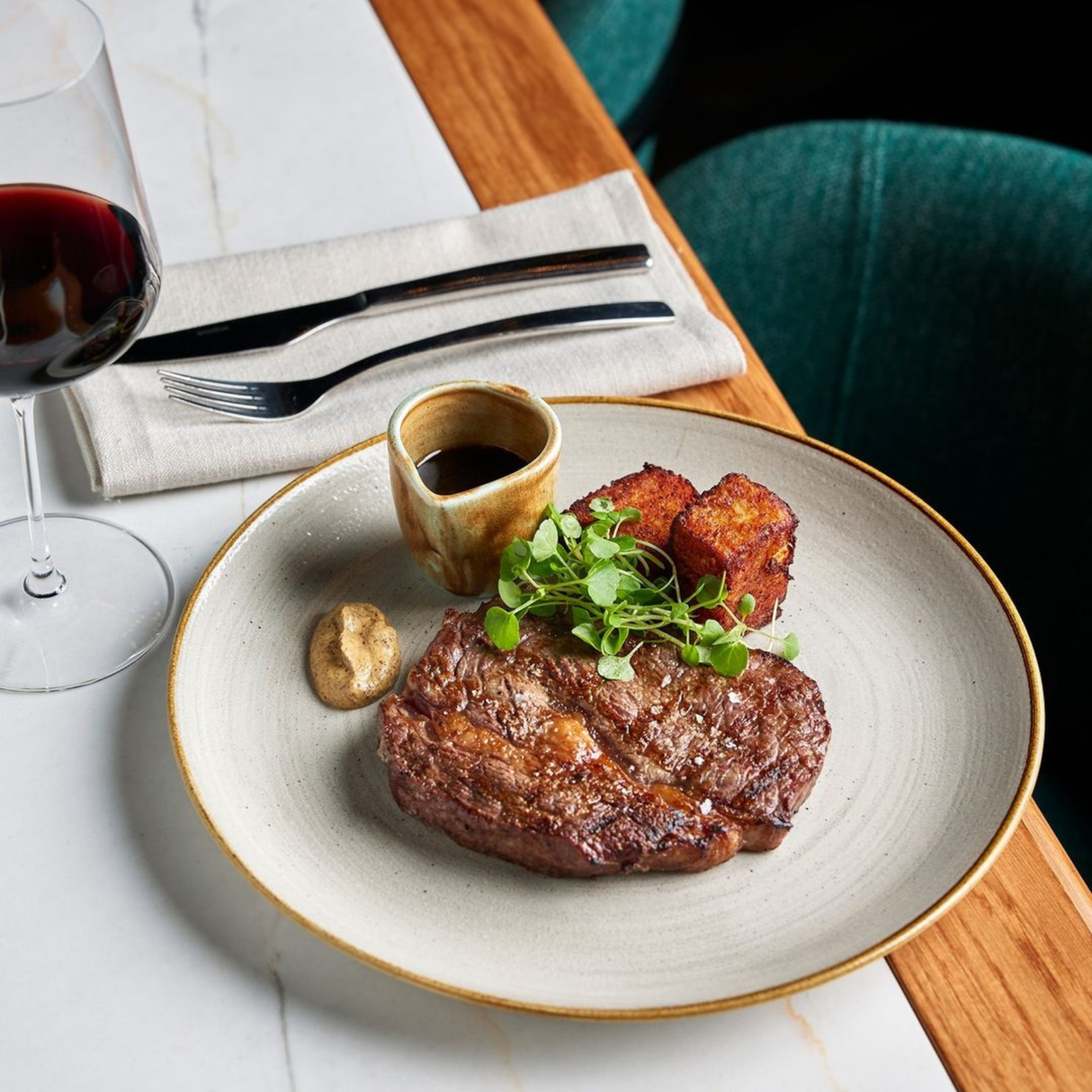 S. Kidman Premium Wagyu Beef Ribeye MBS 2-3 Portion, Frozen 200-220gm (SP)