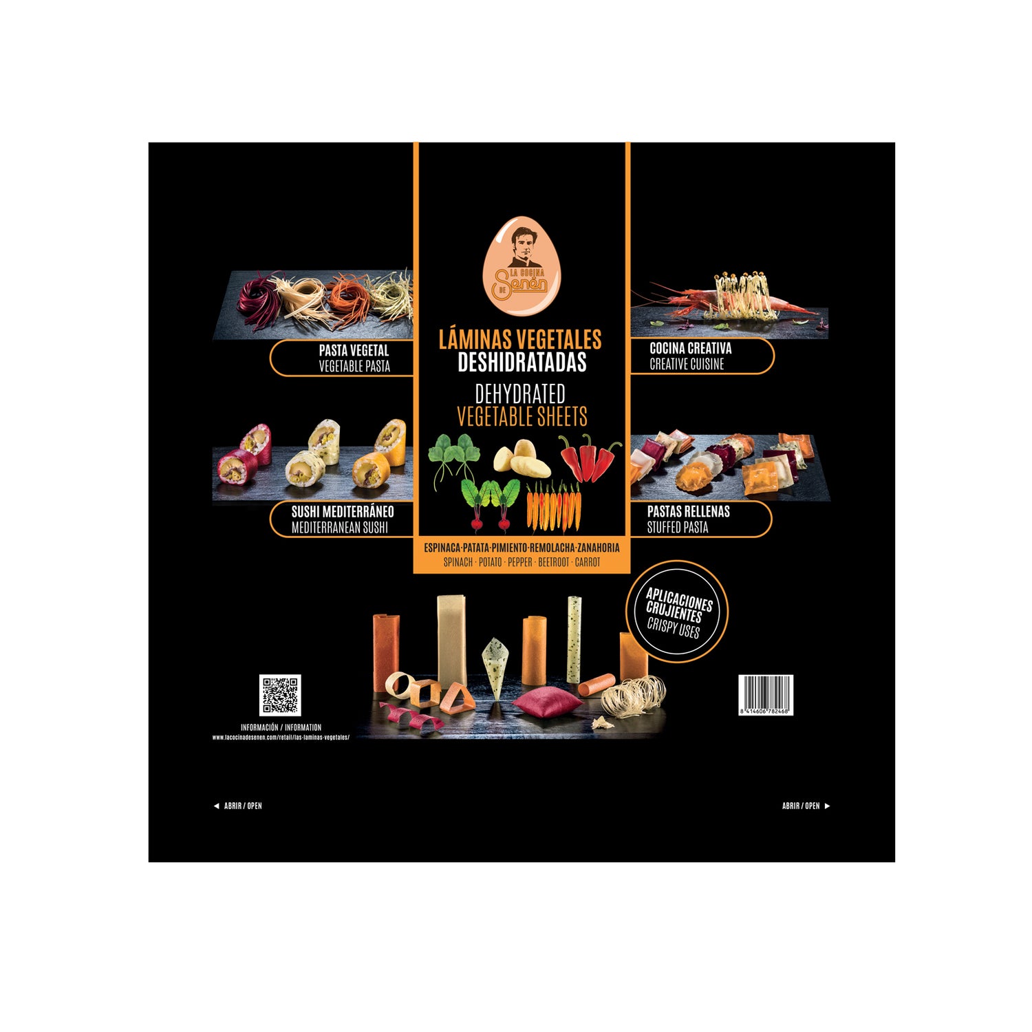 Dehydrated Vegetable Sheets Assorted (Beetroot, Carrot, Pepper, Potato, Spinach)