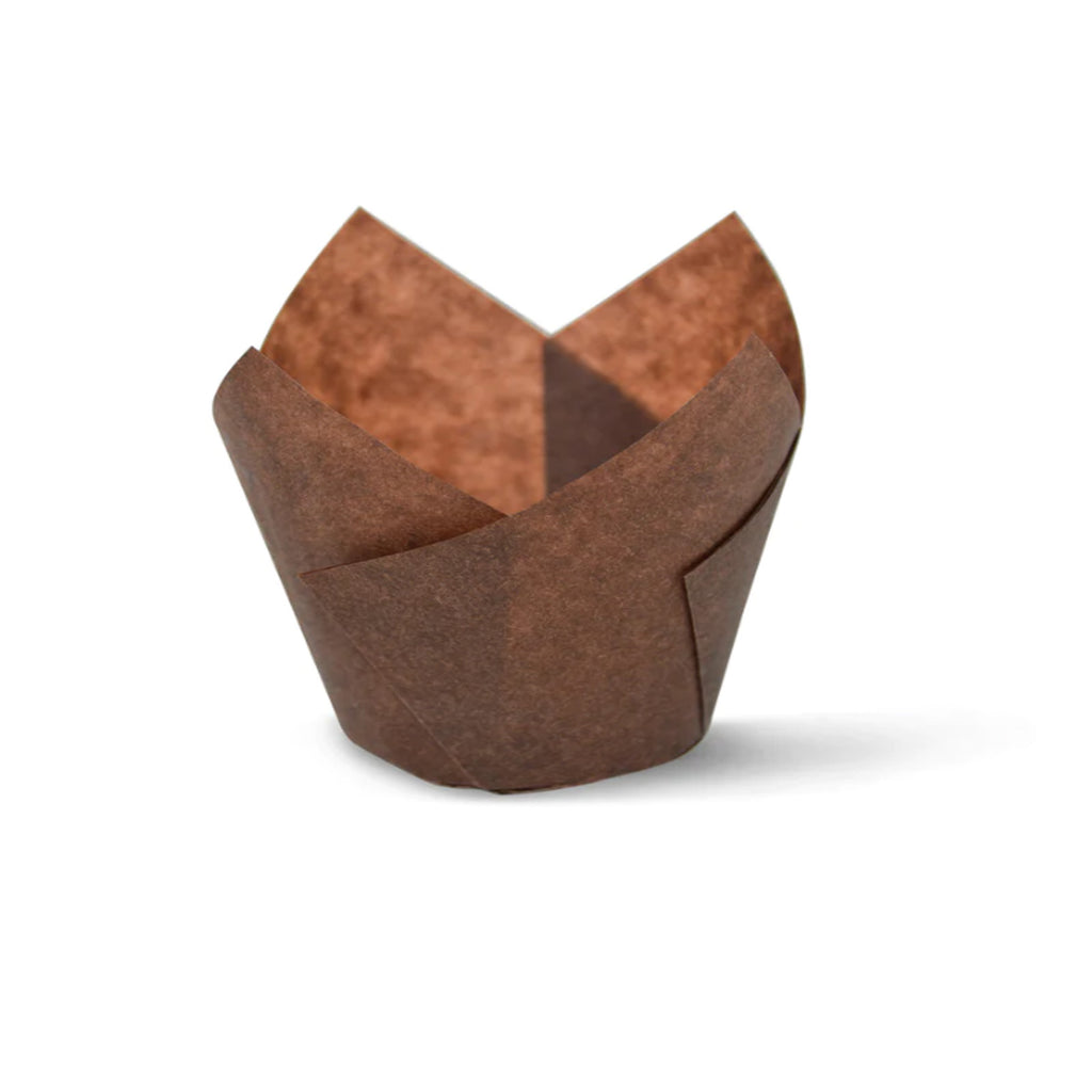 Tulipcup Paper Cup, Brown