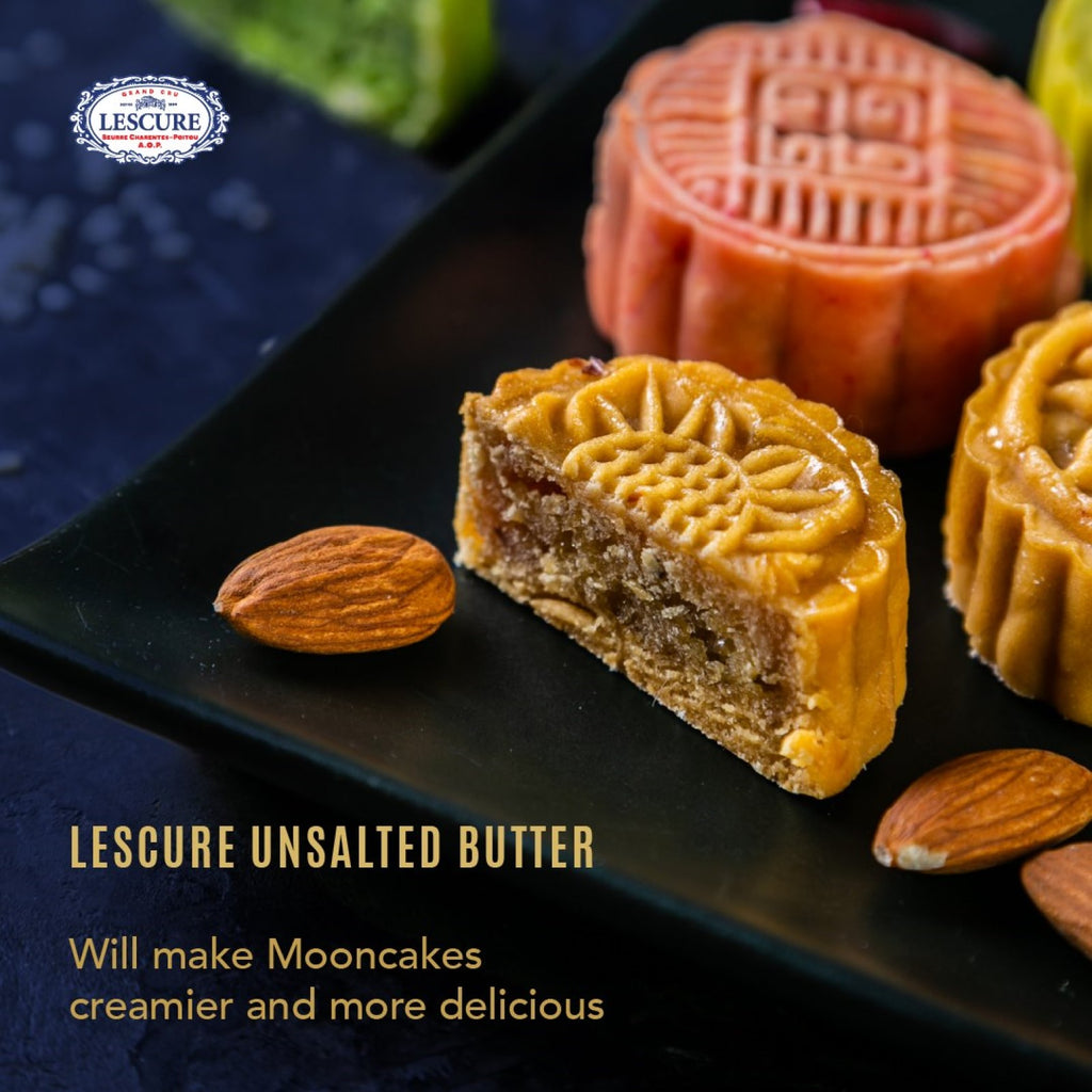 Lescure Butter Roll Unsalted 82% Fat AOP making mooncake