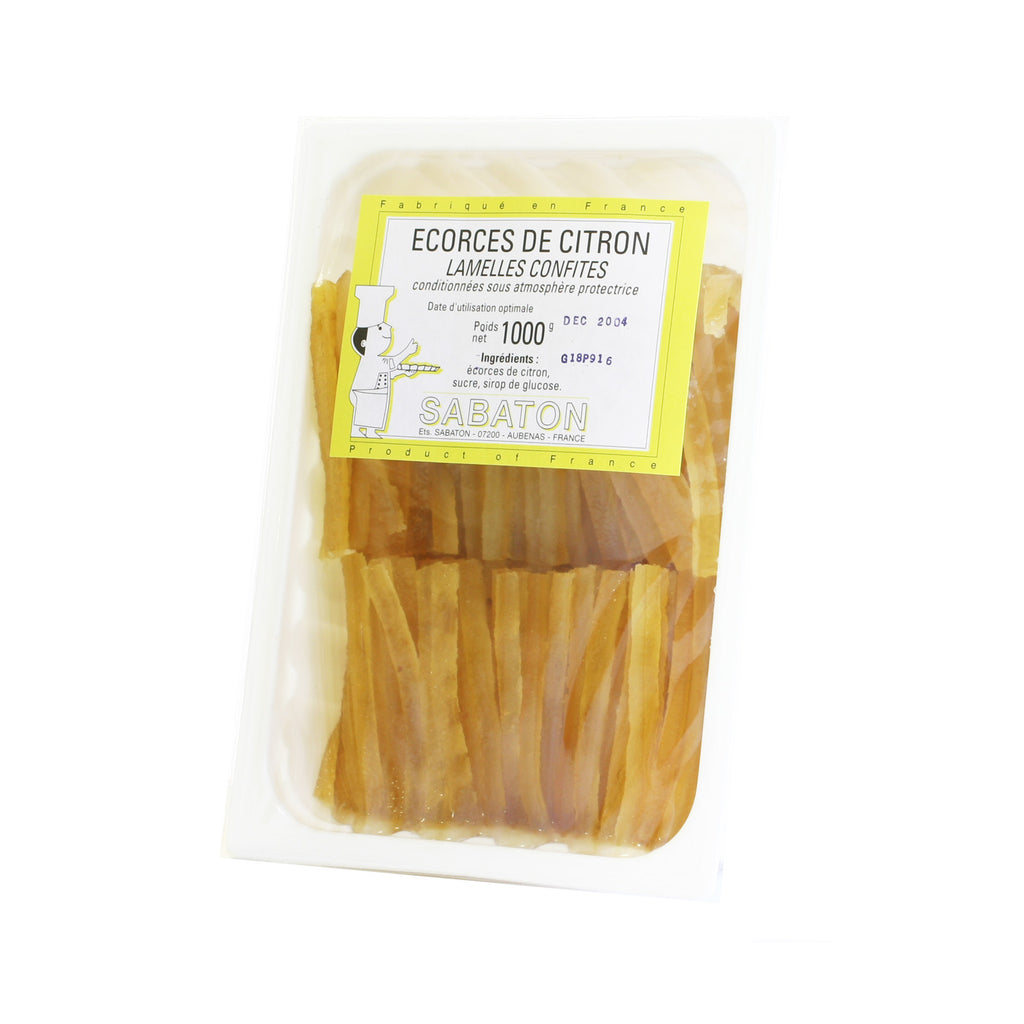 Candied Lemon Peel Strips 