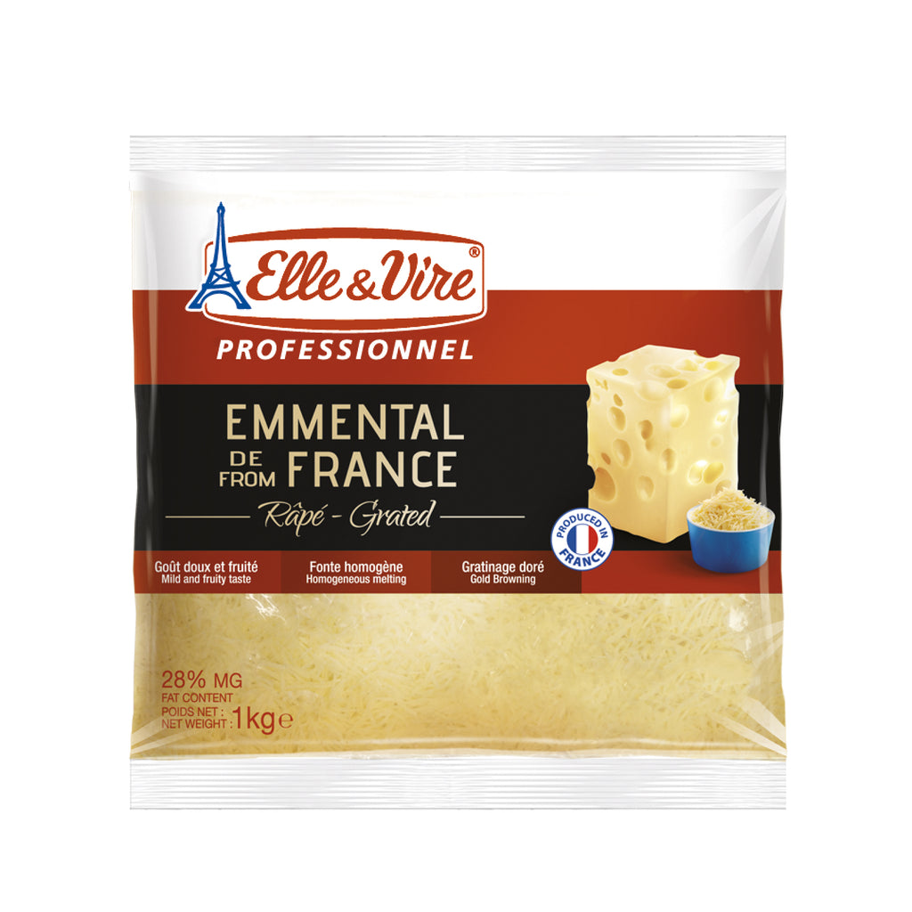 Cheese Emmental Grated 28% Fat