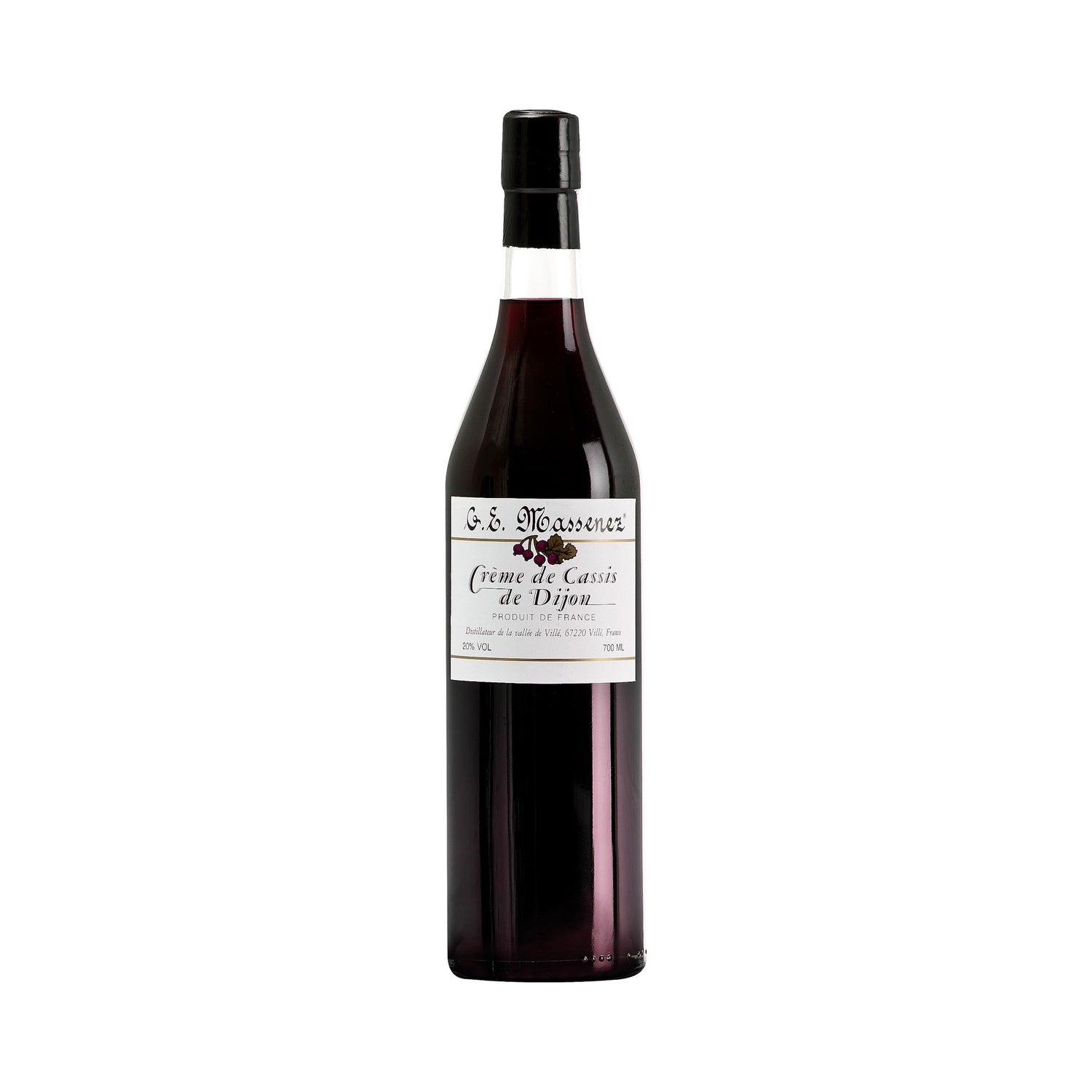 Creme de Cassis (Blackcurrant) 20% Alcohol 