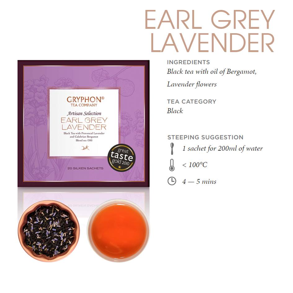 Tea Sachet Earl Grey Lavender