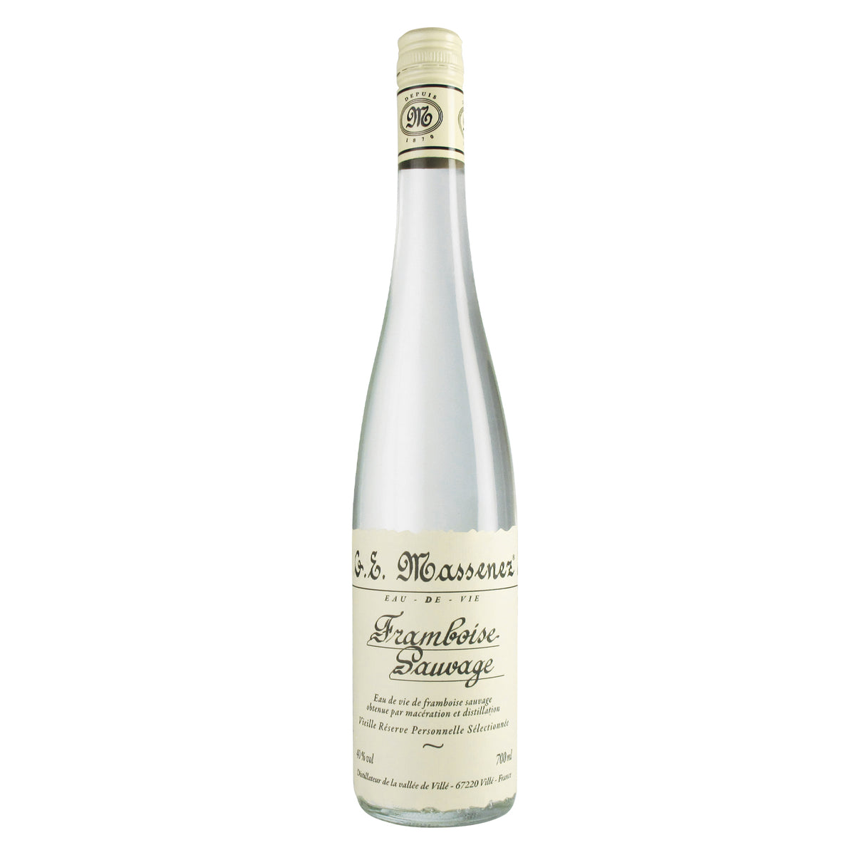 Eau De Vie Framboise (Raspberry) Sauvage 40% Alcohol