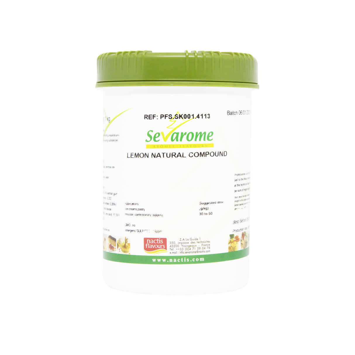 Flavouring Paste Lemon Natural