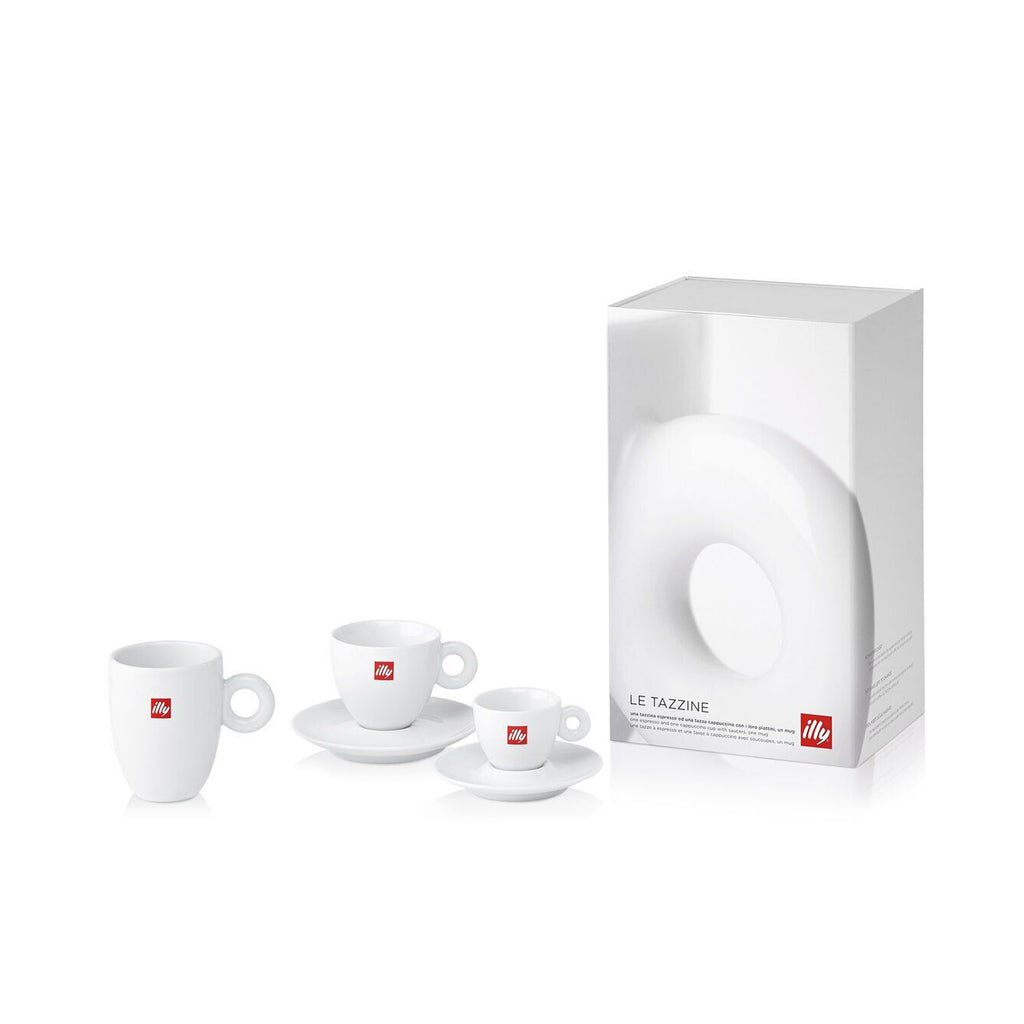 Essentials 3 Logo Cups Set (Espresso/Cappuccino/Mug)
