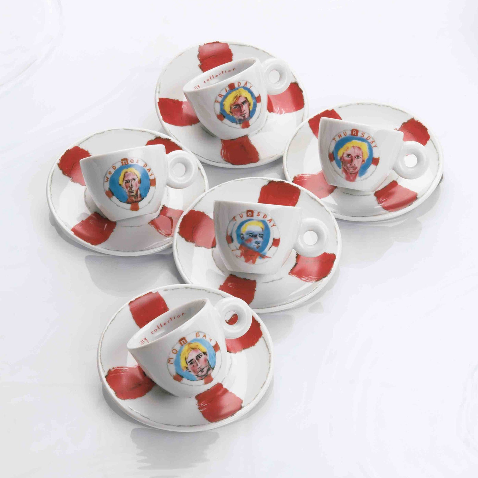 Art Collection Julian Schnabel 5 Espresso Cups – ShopEuraco