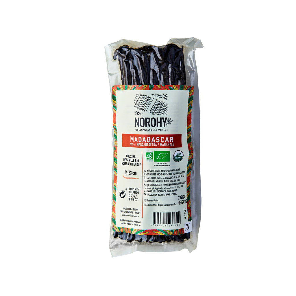 Organic Black Non-Split Madagascar Vanilla Bean 