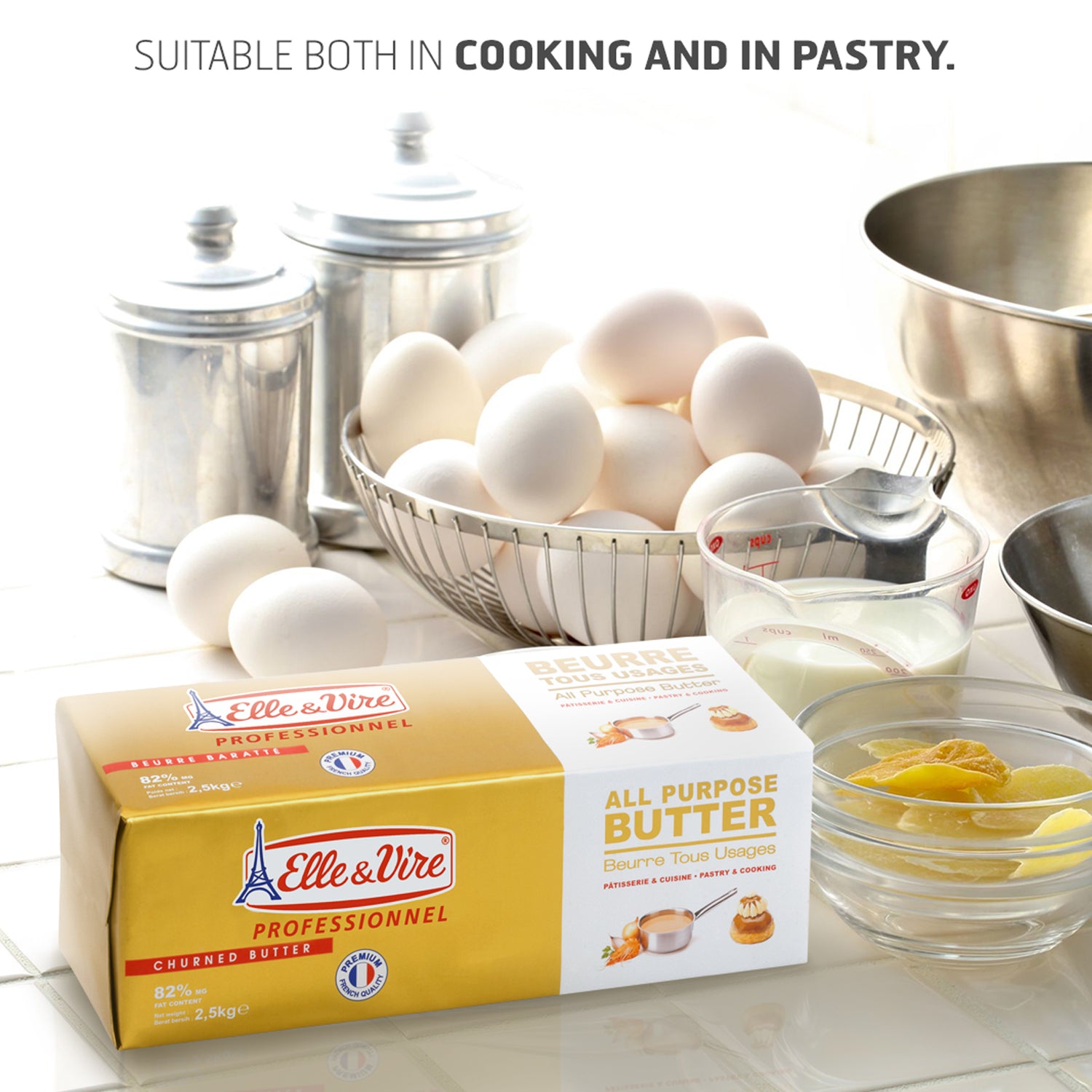 Butter Block 82% Fat Unsalted 2.5kg - carton – ShopEuraco